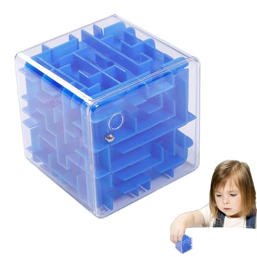 Puzzle Ball 3D Maze Ball, Brain Teasers Games Cube Maze Toy 3D Ball Maze Toy Puzzle Toy Cube Ball Puzzle Games, Educational Toys for Teens Adults von Djowyh