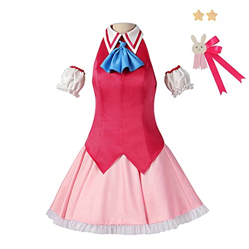 Dmspace Oshi no Ko Cosplay Kostüm Full Set Hoshino Ai Anime Cosplay Girl Halloween Kostüm Karneval Party Bühnenauftritt Kleid Geschenke für Anime Fans von Dmspace