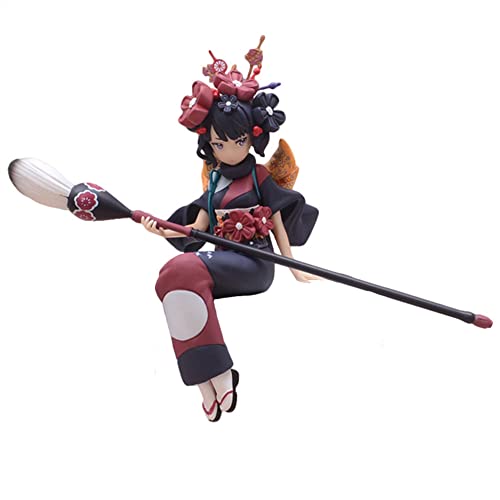 FGO Anime Charakter Katsushika Hokusai Anime Action Figur Sitzend PVC Modell Figur Schreibtisch Ornament Niedlich Cartoon Statue Dekor Geburtstagsgeschenk von Dmspace