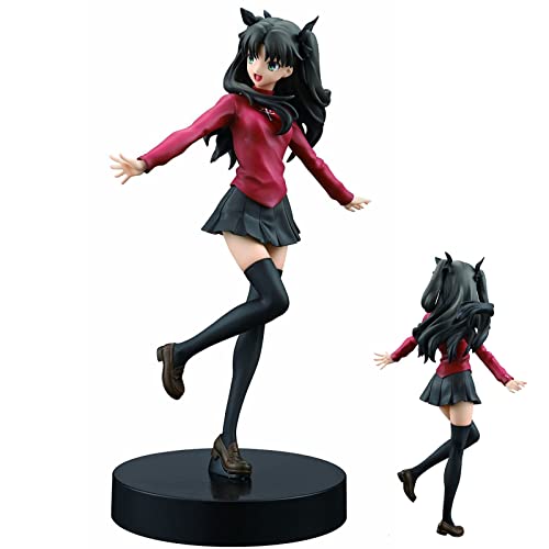 Fate Stay Night Tohsaka Rin Anime Actionfigur Charakter PVC Modell Statue Desktop Puppe Ornament Sammlung Geschenk Mädchen und Fans von Dmspace