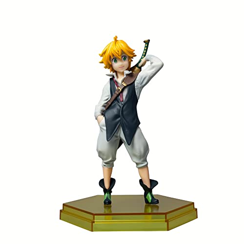 Seven Deadly Sins Figur Meliodas Anime Charakter 15cm PVC Actionfigur Anime Figuren Statue Sammlerstücke Modell Desktop Dekoration Anime Fans Geschenk von Dmspace