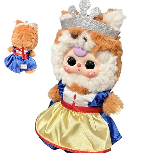 Dmuzsoih 20 cm Plüschpuppenkleidung – Cartoon-Puppenkleidung – Plüsch-Cartoon-Puppenkleidung Märchen-Thema, Puppenzubehör Dress Up Kleidung für Plüschpuppen von Dmuzsoih