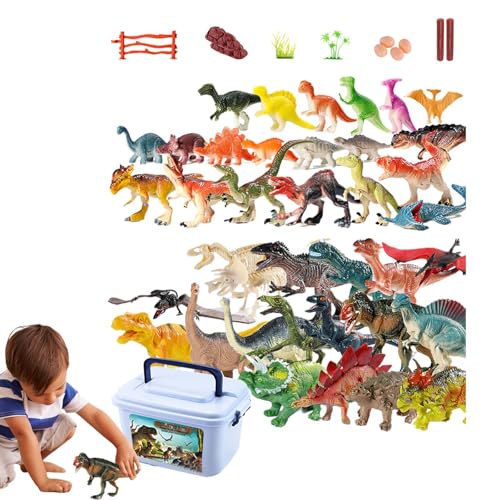 Dmuzsoih Dinosaurierfiguren Spielzeug,Dinosaurier-Actionfiguren, Dino-Figuren-Kollektion, Tiere Triceratops Rex Flugsaurier-Skulpturen, pädagogisches Dinosaurier-Spielzeug, simuliertes von Dmuzsoih