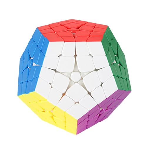 Dmuzsoih Geschwindigkeitswürfel, Dodekaederwürfel - 12 Seiten Zauberwürfel | Speed ​​Cube für Kinder, Cube Brain Teasers für Kinder, Magic Cube Puzzle Zappelspielzeug für Erwachsene von Dmuzsoih