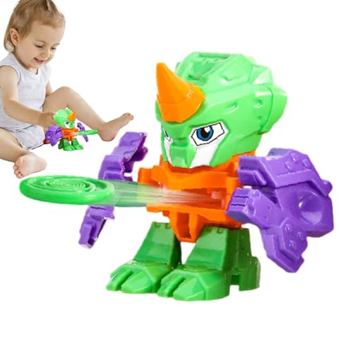 Dmuzsoih Kinderroboterspielzeug,Roboterspielzeug für Kinder | Bauspielzeug Actionfigur Kriegermodell - Lernspielzeug, Startspiel, Fine Motor Toys Anime-Figur, Kinderroboter für Kinder ab 3 Jahren von Dmuzsoih