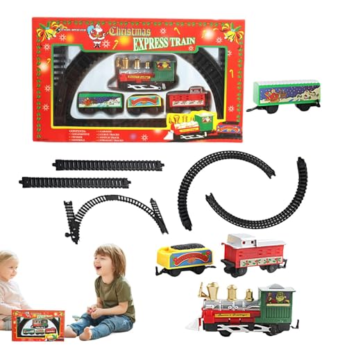 Dmuzsoih Weihnachtszug Set Mit Schiene, Kreativer Weihnachtszug Spielzeug, Festliche Elektrische Spielzeug Für Mädchen Zuhause Familienfeier Versammlung Spielzeit Aktivitäten Dmuzsoih Weihnachtszug Set Mit Schiene, Kreativer Weihnachtszug Spielzeug, Festliche Elektrische Spielzeug Für Mädchen Zuhause Familienfeier Versammlung Spielzeit Aktivitäten von Dmuzsoih