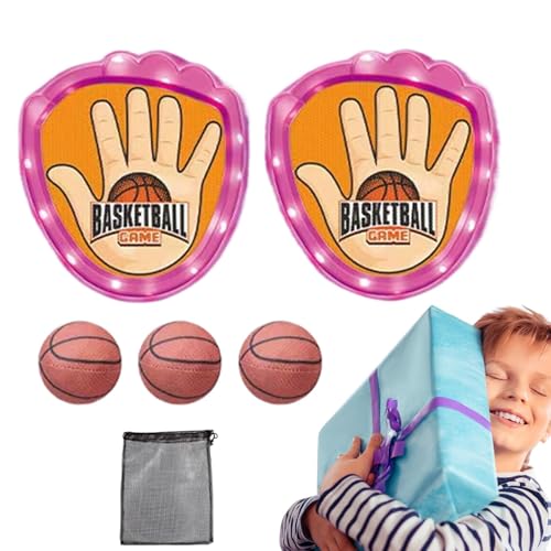 Dmuzsoih Wurf- und Fang-Paddelspiel, Fangball-Spielset | Ballfangspiele,Ballfangspiele, Sportspiel-Wurf- und Fangpaddel, lustiges interaktives Kinderspielzeug für Sport im Freien am Strand von Dmuzsoih