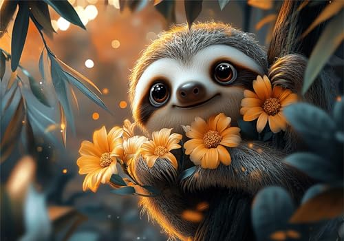 Faultier Puzzle 5000 Teile Erwachsene Klassische Puzzles Blume Jigsaw Anspruchsvoll Impossible Schwer Pädagogisches Spielzeug Kinder Holzpuzzlem Groß Puzzlespiel Geeignet für alle Altersgruppen P-554 Faultier Puzzle 5000 Teile Erwachsene Klassische Puzzles Blume Jigsaw Anspruchsvoll Impossible Schwer Pädagogisches Spielzeug Kinder Holzpuzzlem Groß Puzzlespiel Geeignet für alle Altersgruppen P-554 von Dnnufagg