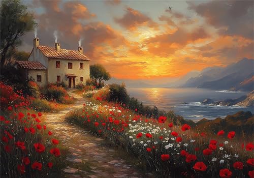 Puzzle 300 Teile Erwachsene Sonnenuntergang 40x28cm,300pcs Klassische Puzzles Blumen Anspruchsvoll Jigsaw Spielzeug Puzzlespiel Impossible Holzpuzzle Geeignet für alle Altersgruppen Geschenk P-914 Puzzle 300 Teile Erwachsene Sonnenuntergang 40x28cm,300pcs Klassische Puzzles Blumen Anspruchsvoll Jigsaw Spielzeug Puzzlespiel Impossible Holzpuzzle Geeignet für alle Altersgruppen Geschenk P-914 von Dnnufagg