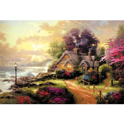 DoHTeck Puzzle Holzpuzzle (1000 Teile), Familienspiele für Erwachsene und Jugendliche (29,72 x 19,88 Zoll) von DoHTeck