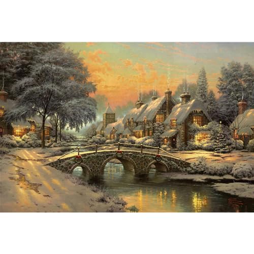 DoHTeck Puzzle Holzpuzzle (1000 Teile), Familienspiele für Erwachsene und Jugendliche (29,72 x 19,88 Zoll) von DoHTeck