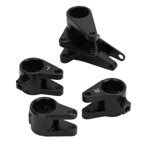 Doact RC-Auto-Verbindungsstangen-Adapter, Hochfestes Achsrohr-Verbindungsmontage-Set, Langlebig, Erhöhung des Gegengewichts Zum Austausch (Black) von Doact