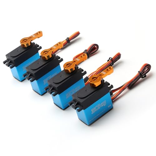 Doact Servomotor, RC-Servo, RC-Servo, Servogetriebe, Lenkservo für Roboterteile (4 Stück) von Doact