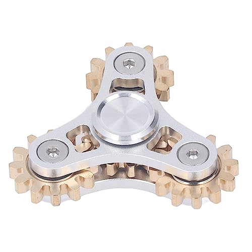 Fidget BearingToy, Fidget-Fingerspiel aus Metallmaterial für Erwachsene Zur Meditation (Silver) von Doact