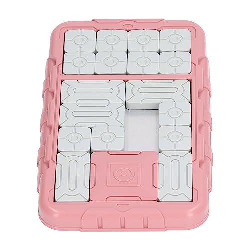 Schiebepuzzle-Brettspielzeug, Handheld-Herausforderungen, Schiebepuzzle, Stressabbau, Tragbare Größe, Endloser Spaß, Magnetisch, für Erwachsene (PINK) von Doact