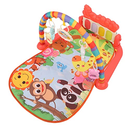 Tummy Time Matte, Musical Activity Center, Gepolsterte Spielmatte für Babys, Baby-Spielmatte, Kick-and-Play-Klavier-Turnmatte mit Musik und Lichtern für Babys, Neugeborene, von Doact