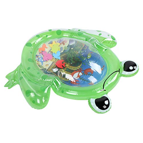 Wassermatte für Babys, Baby-Wassermatte, Wassermatte, Unisex, PVC, für, Cartoon, Aufblasbare Wassermatte, Outdoor-Wasserkissenpolster mit 80 Kg Tragkraft für 1–3 Jahre Alte Babys von Doact