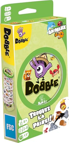 Dobble Zygomatic | Tiere | Edition 2021 | Gesellschaftsspiel | ab 6 Jahren | 2-8 Spieler | 15 Minuten von Dobble