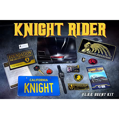 Doctor Collector DCKITT01 Knight Rider F.L.A.G Agent Kit Michael Figur, Mehrfarbig, Medium von Doctor Collector