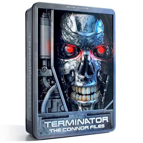 Doctor Collector: Terminator - The Connor Files Kit - Sammelbox aus Metall mit 22 exklusiven Gegenständen, immersives Erlebnis, lizenzierte Film-Memorabilien von Doctor Collector