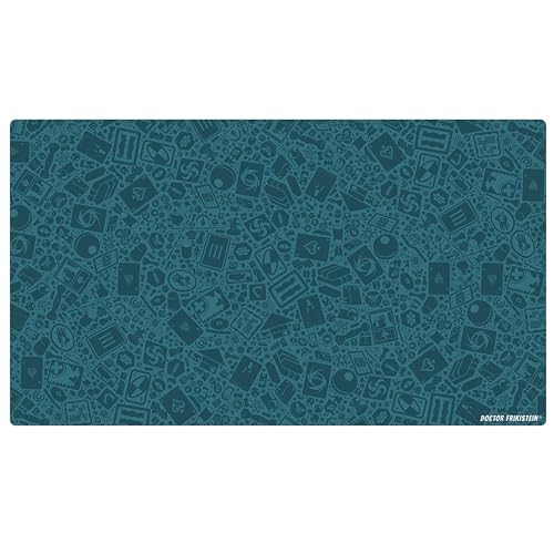 Doctor Frikistein Neoprene Play Mat | Spezialisierte Matte für Brettspiele, Würfel und Kartenspiele, 140 x 80 cm, wasserdicht, rutschfest und aufrollbar (Gaming (Blau)) von Doctor Frikistein