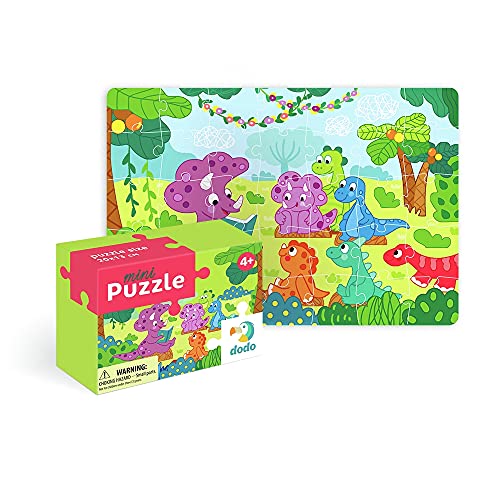 Dodo D300281 Educational Mini Dino and His Friends Puzzle 35 Pieces, Various von Dodo