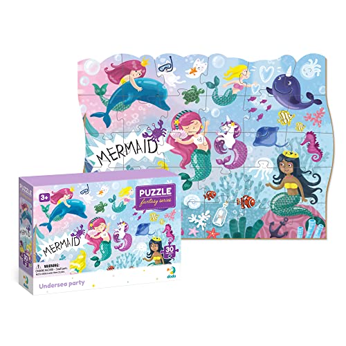 Undersea party Fantasy mermaids Jigsaw Puzzles for Kids 3 years old and up 30 pieces Dodo Perfect Educational Gift for Girls von Dodo