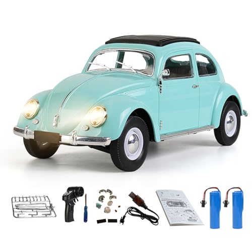 Dodoore 1:16 Fernbedienung Auto, 2,4 GHz RC Auto 4CH Full-Scale RC Car Hinterradantrieb LED Fernlicht 1950 Modell Auto Spielzeug Dodoore 1:16 Fernbedienung Auto, 2,4 GHz RC Auto 4CH Full-Scale RC Car Hinterradantrieb LED Fernlicht 1950 Modell Auto Spielzeug von Dodoore