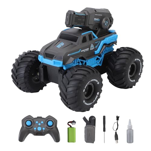 Dodoore Amphibisches RC Auto, ferngesteuertes Wasser- und Landfahrzeug mit Wassersprühfunktion, Offroad-Spielzeug-LKW mit Gestenerkennung, Ferngesteuertes AUT für Kinder und Erwachsene (Blau 1 Dodoore Amphibisches RC Auto, ferngesteuertes Wasser- und Landfahrzeug mit Wassersprühfunktion, Offroad-Spielzeug-LKW mit Gestenerkennung, Ferngesteuertes AUT für Kinder und Erwachsene (Blau 1 von Dodoore