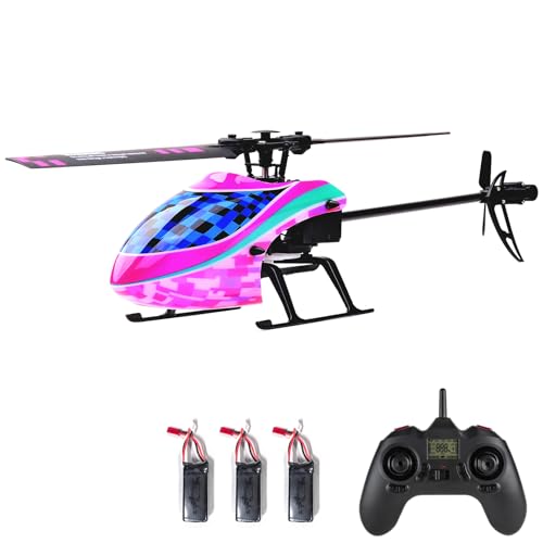 Dodoore Hubschrauber, 2,4 GHz 4CH RC Helikopter Keine Querruder Helicopter Auto Hover 6-Achsen-Gyroskop Stabilisierung 360 ° Rolle EIN-Tasten-Start und Landung von Dodoore