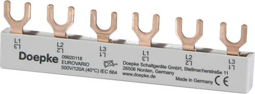 Doepke 09920118 Phasenschiene 10mm² 63A 690V von Doepke