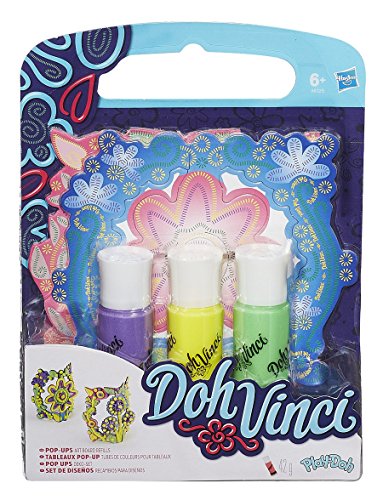 DohVinci Hasbro Play Doh Pop Ups Deko Set Knete Basteln Handarbeit ab 6 Jahren: Set: Blumen von DohVinci