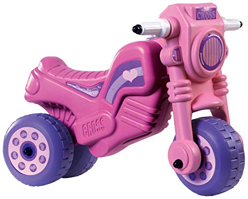 Dohany Rutscher Motorrad Fahrzeug Cross 1 Kinder Laufrad Lauflernrad Pink/Lila von Dohany