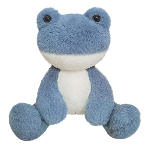 Doindute Frosch Stofftier, Marineblau Frosch Plüschtier, Weiches Kuscheliges Plushie Hugger Spielzeug für Jungen Mädchen, Geschenke für Kinder oder Freundin, 12 Zoll von Doindute