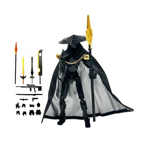 Doiyislem 3D-gedruckte Figur,3D-Druck-Actionfigur,Flexibles Sinnesspielzeug | Flexibles Actionfiguren-Set, bewegliches Actionfiguren-Spielzeug mit Mehreren Gelenken, mechanische Figurenpuppe für von Doiyislem