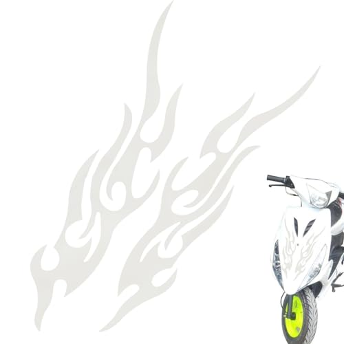 Doiyislem Aufkleber für Motorräder | Flamen Motive | wasserdichte Abzeichen 2er Set Für Roller Stoßstange Briefkasten Motorschlitten Skateboard LKW Doiyislem Aufkleber für Motorräder | Flamen Motive | wasserdichte Abzeichen 2er Set Für Roller Stoßstange Briefkasten Motorschlitten Skateboard LKW von Doiyislem