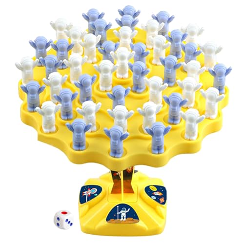 Doiyislem Balance-Spiele für Kinder, Astronauten-Balance-Baumspiel,Balance-Brettspiel mit Astronauten-Thema - Swing Stack Balance Game, Balance Tree Toy Game für Mädchen, Kinder, Kinder von Doiyislem