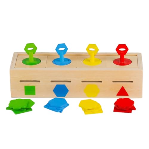 Doiyislem Farb Sortier Sensorik Spielzeug | Holzspielzeug Zur Frühförderung Mit Formen - Lernspielzeug Mit Farben & Formen Für Kindergarten Homeschool Reiseunterhaltung Doiyislem Farb Sortier Sensorik Spielzeug | Holzspielzeug Zur Frühförderung Mit Formen - Lernspielzeug Mit Farben & Formen Für Kindergarten Homeschool Reiseunterhaltung von Doiyislem