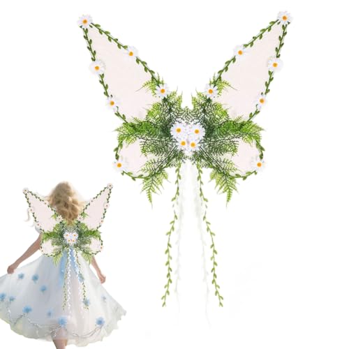 Doiyislem Feenflügel für Erwachsene Frauen | Schmetterlingsflügel Mit Ranken,Festtagszubehör Für Gartenfest Bühnenauftritt Karneval Doiyislem Feenflügel für Erwachsene Frauen | Schmetterlingsflügel Mit Ranken,Festtagszubehör Für Gartenfest Bühnenauftritt Karneval von Doiyislem