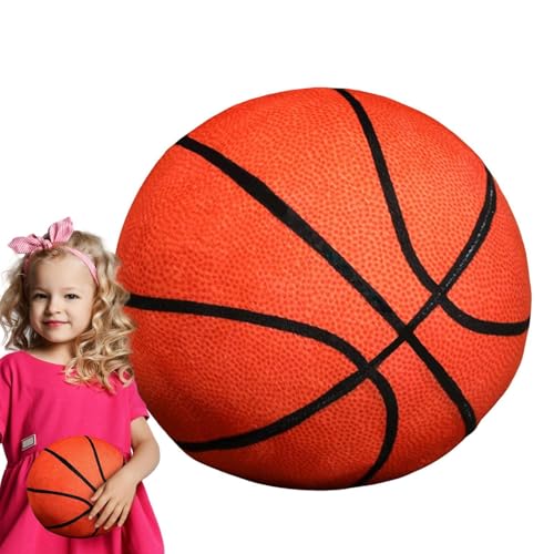 Doiyislem Plüsch-Basketballkissen, Plüsch-Basketball für Kinder - Realistisches Stofftier Plüschtier,Kreatives Wurfkissen, niedliches Ball-Plüschtier, Flexibles Spielzeug für Sofa, Bett, Couch, Auto von Doiyislem