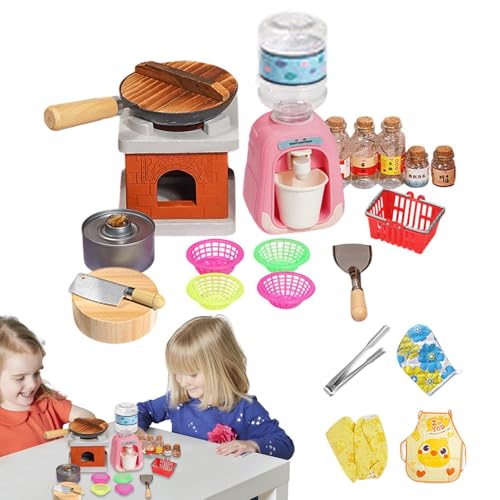 Doiyislem Spielzeug-Küchenzubehör,Küchen-Spielset-Zubehör - Utensilien Kochgeschirr Spielzeug | Kinderküchen-Rollenzubehör, Spielzeug, Spielküche, Kochgeschirr, Spielzeug für Mädchen im Alter von 3–5 von Doiyislem