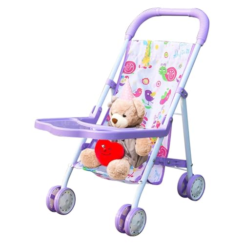 Puppenwagen - Kinderwagen, Kinderspielzeug buggys | Puppen buggys Für Rollenspiele | Jogging-buggys, Puppenjogger | Rollenspiel-Spielzeug, Puppen, Kinderwagen | Kinderwagen Spielzeug Mädchen Geschenk von Doiyislem