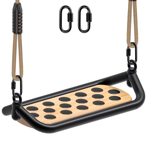 Dolibest Schaukel Kinder, Indoor Outdoor Babyschaukel Erwachsene Schaukel Holz Schaukelsitz Spielplatz Gartenschaukel Breit Schaukelbrett mit 150-200cm Seil & Stahlrohr für Teens, 227kg Dolibest Schaukel Kinder, Indoor Outdoor Babyschaukel Erwachsene Schaukel Holz Schaukelsitz Spielplatz Gartenschaukel Breit Schaukelbrett mit 150-200cm Seil & Stahlrohr für Teens, 227kg von Dolibest