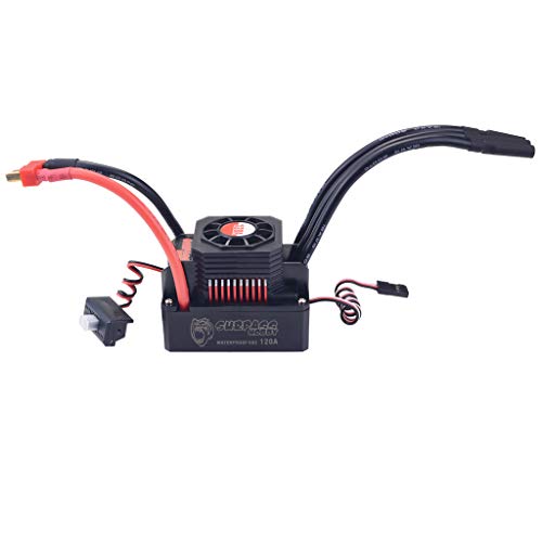 DollaTek 120A Brushless Waterproof ESC für 2-6S 1/10 2-4S 1/12 Rc Autoteile von DollaTek