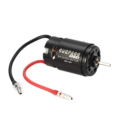 DollaTek 550 Carbon Bürstenmotor 35T Starker Bürstenmotor für 1/10 RC Modellauto von DollaTek