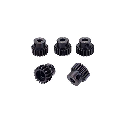 DollaTek 5PCS 32DP 5mm 17T 18T 19T 20T 21T Motorgetriebekombi-Set für bürstenlosen 1/8 RC Car-Motor von DollaTek