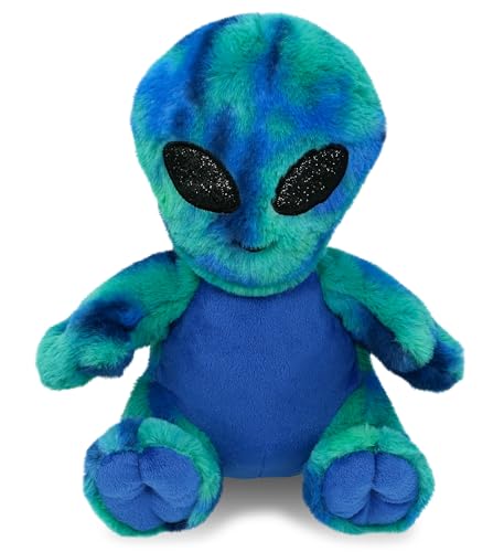 DolliBu Blue Tie Dye Alien Plush - Super Soft Stuffed Animal Cute Space Alien Plush Adorable Fluffy Stuffed Animal for Boys And Girls Stuffed Animals Plush Gift for Babies, Kids, Adults - 11 Inch von Dollibu