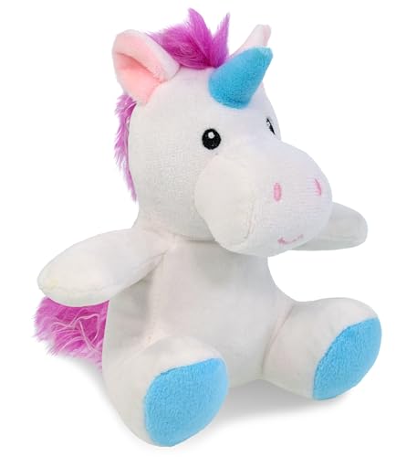 DolliBu Einhorn Plüsch - Superweiches Stofftier, niedliches Fantasie-Tier-Plüsch, entzückendes flauschiges Stofftier für Jungen und Mädchen, gefüllte Fantasie-Tiere, Plüsch-Geschenk für Babys, Kinder, von Dollibu