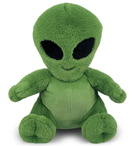 DolliBu Plüsch Alien Stofftier - Soft Huggable Green Alien, Adorable Space Creature Plush Toy, Cute Seltsame Cuddle Gifts, Super Soft Plush Doll Galaxy Toy for Kids and Adults - 11 Inch von Dollibu