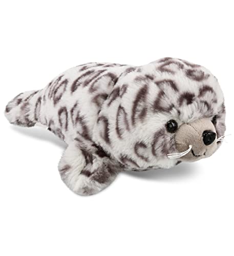 DolliBu Plush Seal Stuffed Animal - Soft Huggable Spotted Seal, Adorable Playtime Seal Plush Toy, Cute Ocean Life Cuddle Gifts for Kids and Adults - 10 Inches von Dollibu